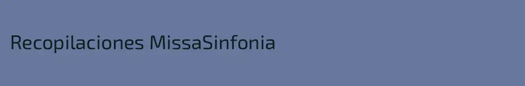 Recopilaciones MissaSinfonia